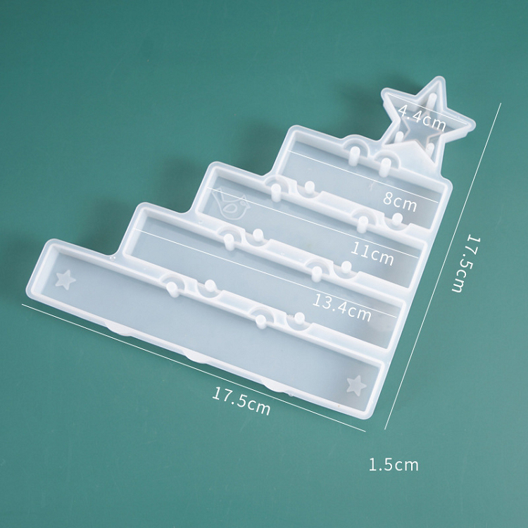 DIY crystal epoxy listing mold, multi-style accessories, pendant mold, holiday theme silicone mold